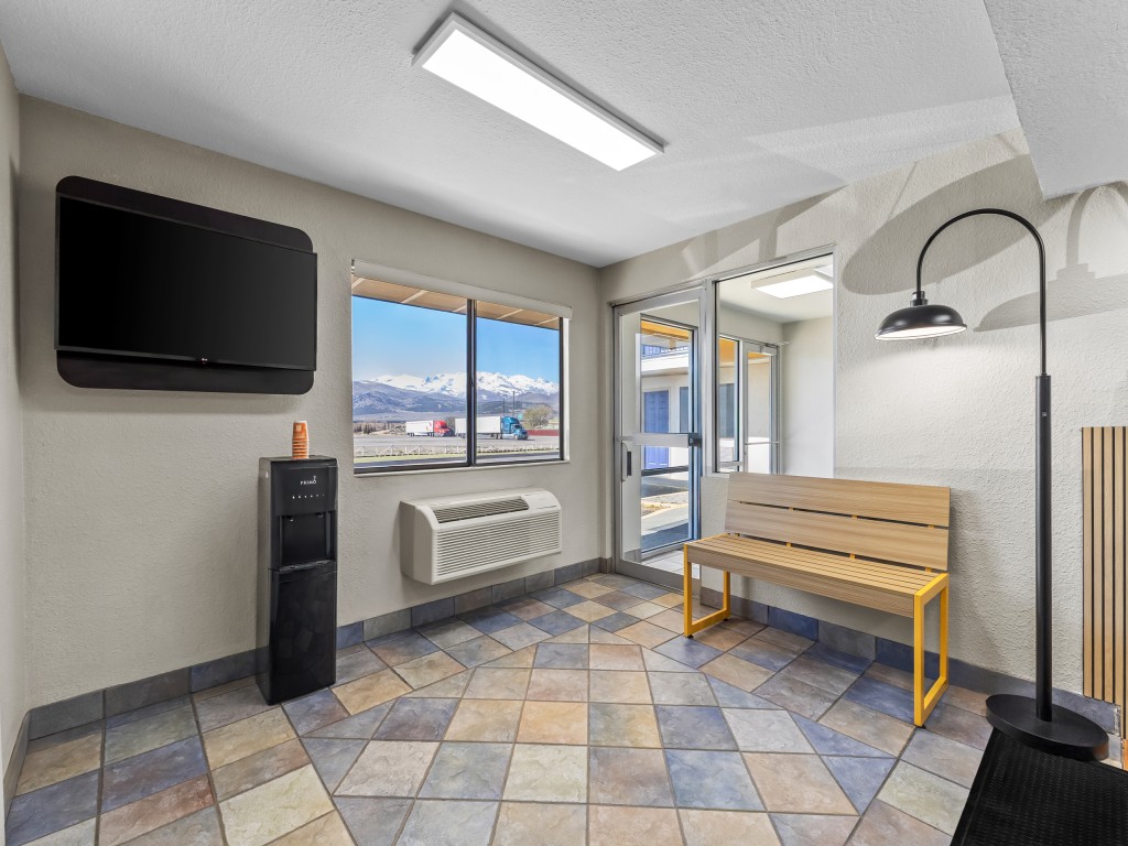 Park Inn Wells lobby with seating and modern decor.
